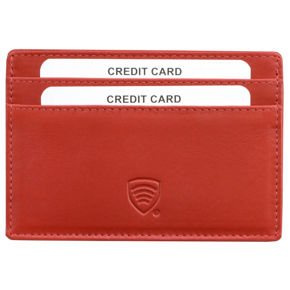 RFID Card Holder - 2 Card Slots - Note Section – ID Window - SLIM