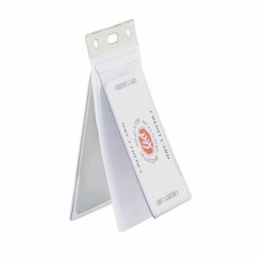 Two Card Badge Holder with RFID Card Clash Protector