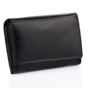 Small RFID Ladies Wallet (Black)