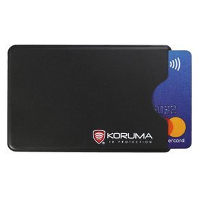 Hard Plastic RFID Blocking Card Sleeve (Black)