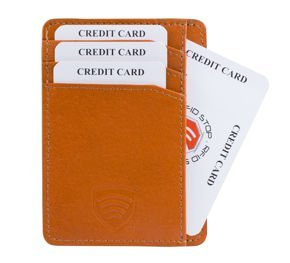 RFID Card Holder - 4 Card Slots - Note Section
