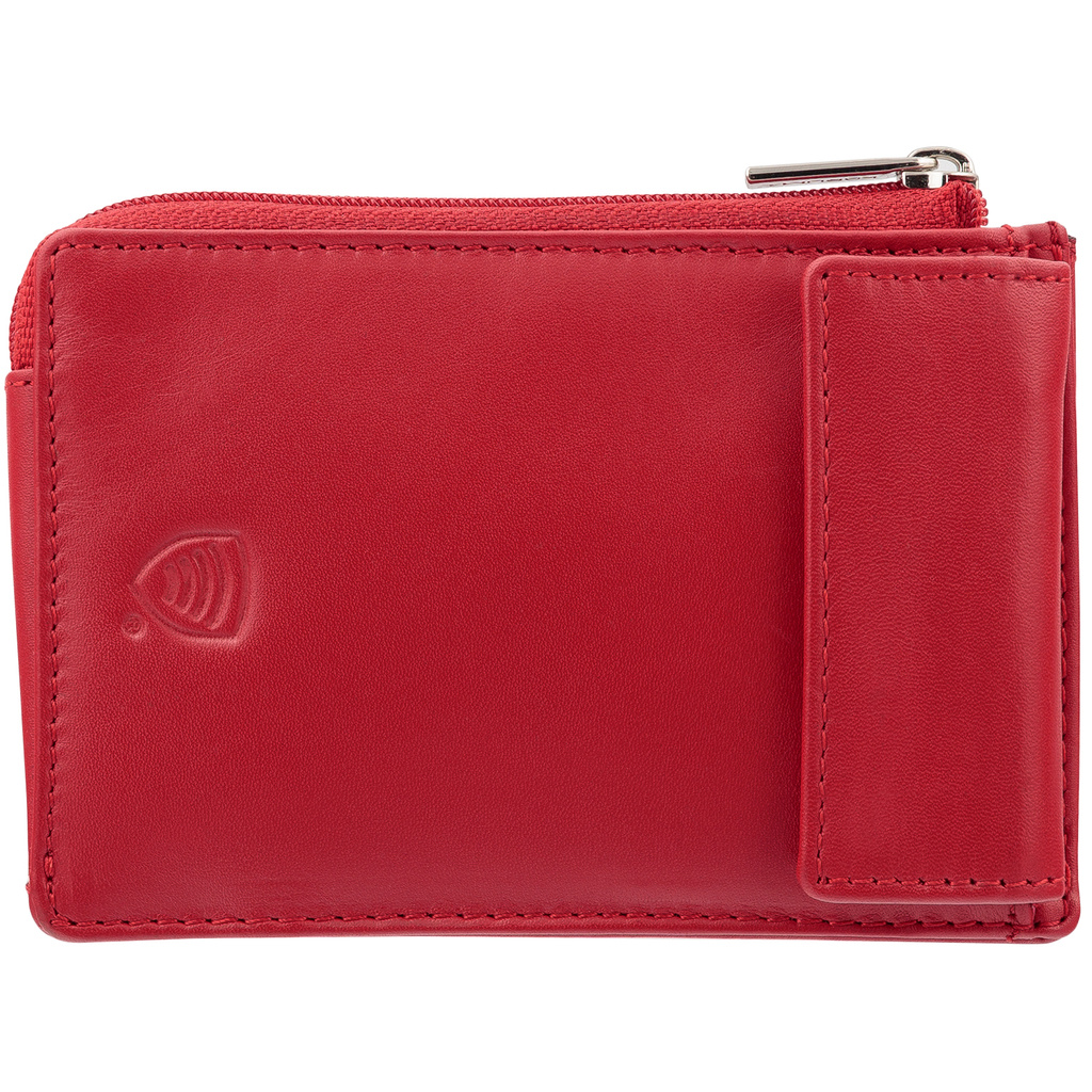 Keyless Wallet with Keyless Car Fob Protection - Leather Pouch