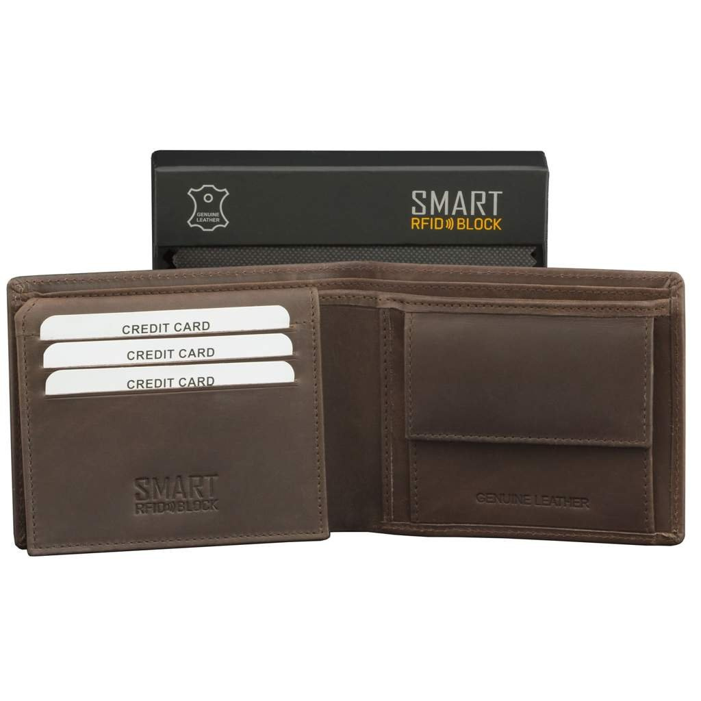 small brown wallet