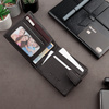 4 Card RFID Wallet with Zipped Note Section 
