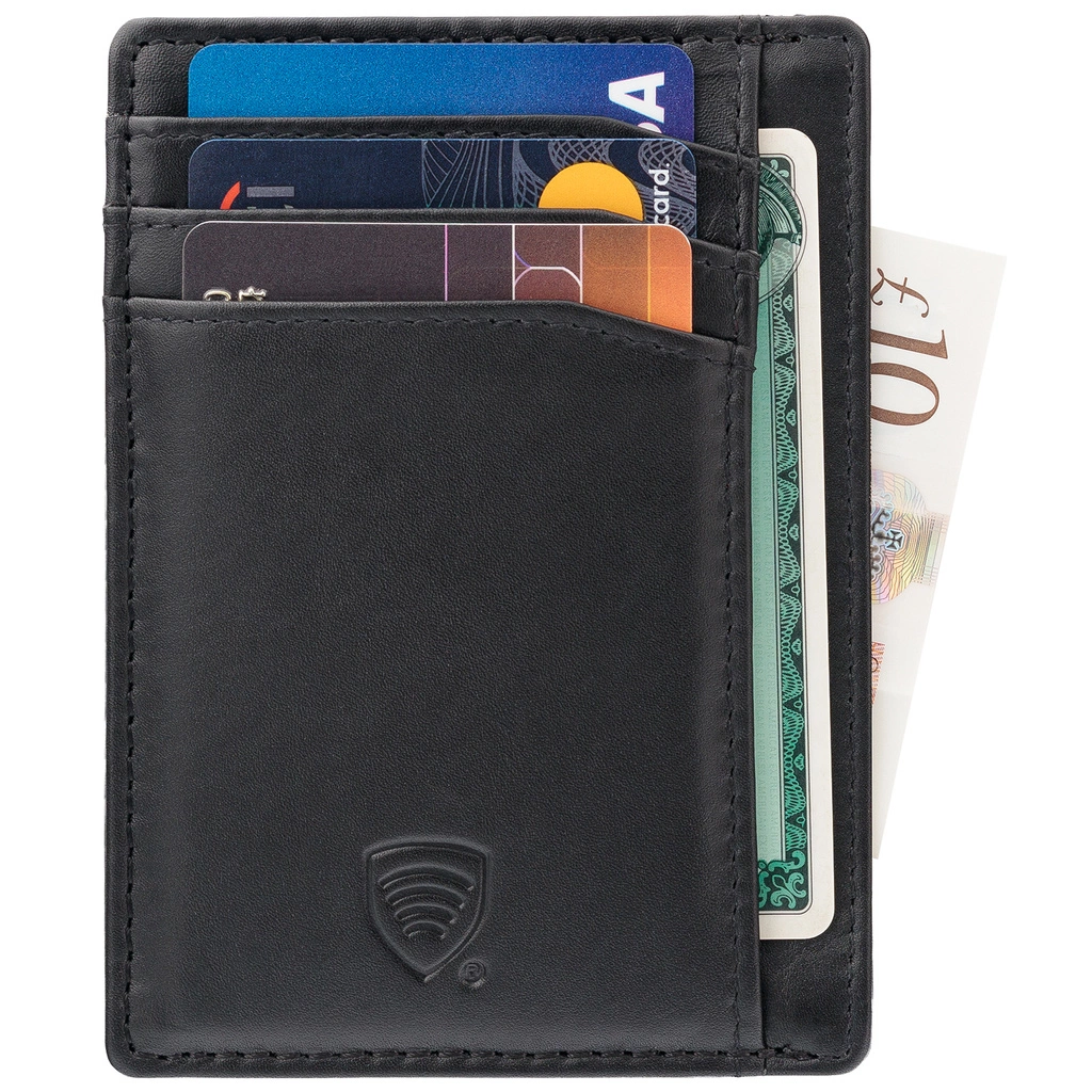 Credit Card Holder Minimalist Front Pocket Wallet Front -  UK