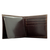 RFID Blocking mens made of Italian Genuine Leather (Brown)