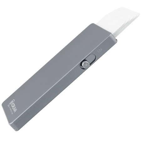 Aluminium RFID Blocking Credit Card Holder with Card Ejector (Grey)