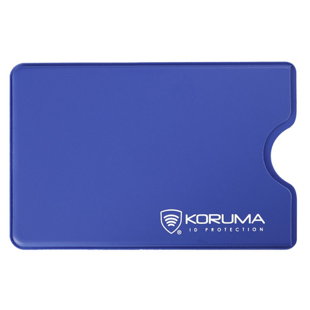 Hard Plastic RFID Blocking Card Sleeve (Blue)