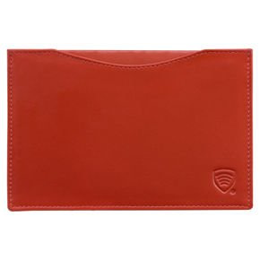 Leather Passport Holder with Extra Slip Pocket and RFID Protection