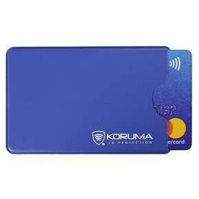 Hard Plastic RFID Blocking Card Sleeve (Blue)