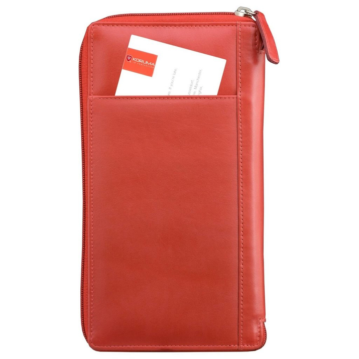 RFID blocking travel organizer - SMART RFID BLOCK (Red)
