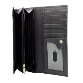 Large Flap-Over RFID Wallet 