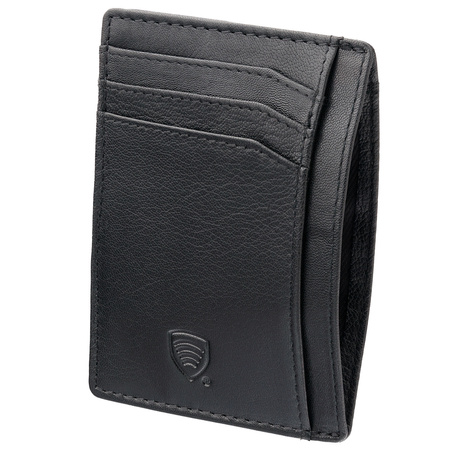 RFID Card Holder - 4 Card Slots - Note Section - ID Window - SLIM