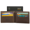 SMART RFID BLOCK Slim Credit Card Wallet (Brown)