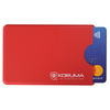 Hard Plastic RFID Blocking Card Sleeve (Red)