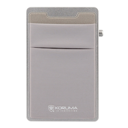 Aluminium RFID Blocking Credit Card Holder with Card Ejector (Silver)