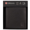 Brown Leather RFID Wallet for 6 Cards with Coin Pocket and ID Window - SMALL - SM-900GBR