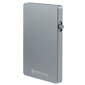 Aluminium RFID Blocking Credit Card Holder with Card Ejector (Grey)