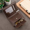 Brown Leather RFID Wallet for 11-15 Cards with Coin Pocket and 3 ID Windows